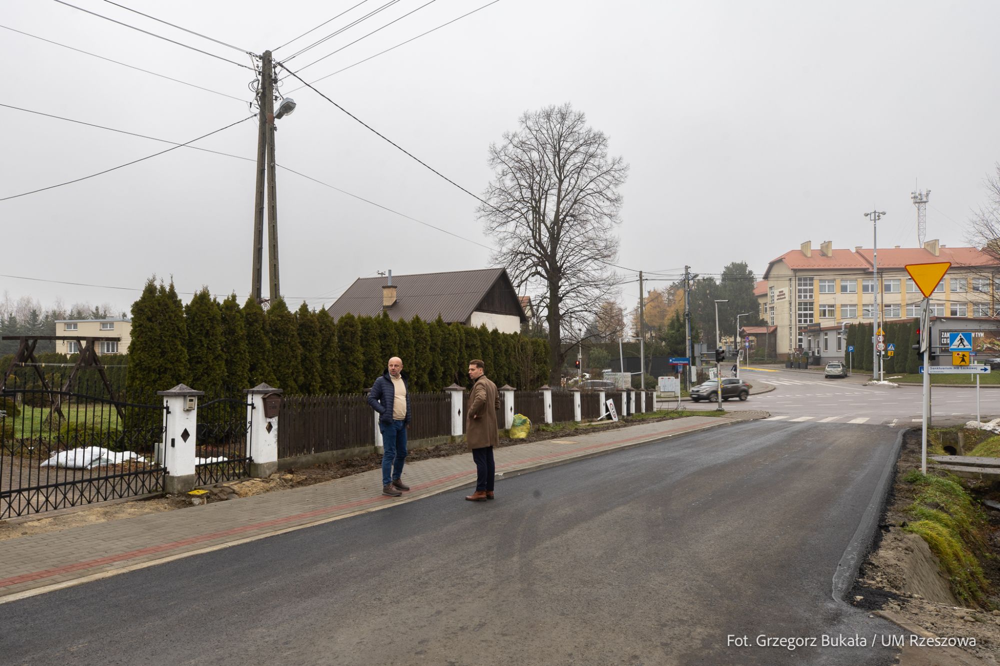 zdjęcie chodnika przy ul. Powstańców Śląskich, fot. Grzegorz Bukała, Urząd Miasta Rzeszowa
